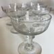 set of 8 neo classic engraved half crystal champagne glasses 1900