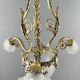 Louis XV style chandelier in bronze and glass, 19th century