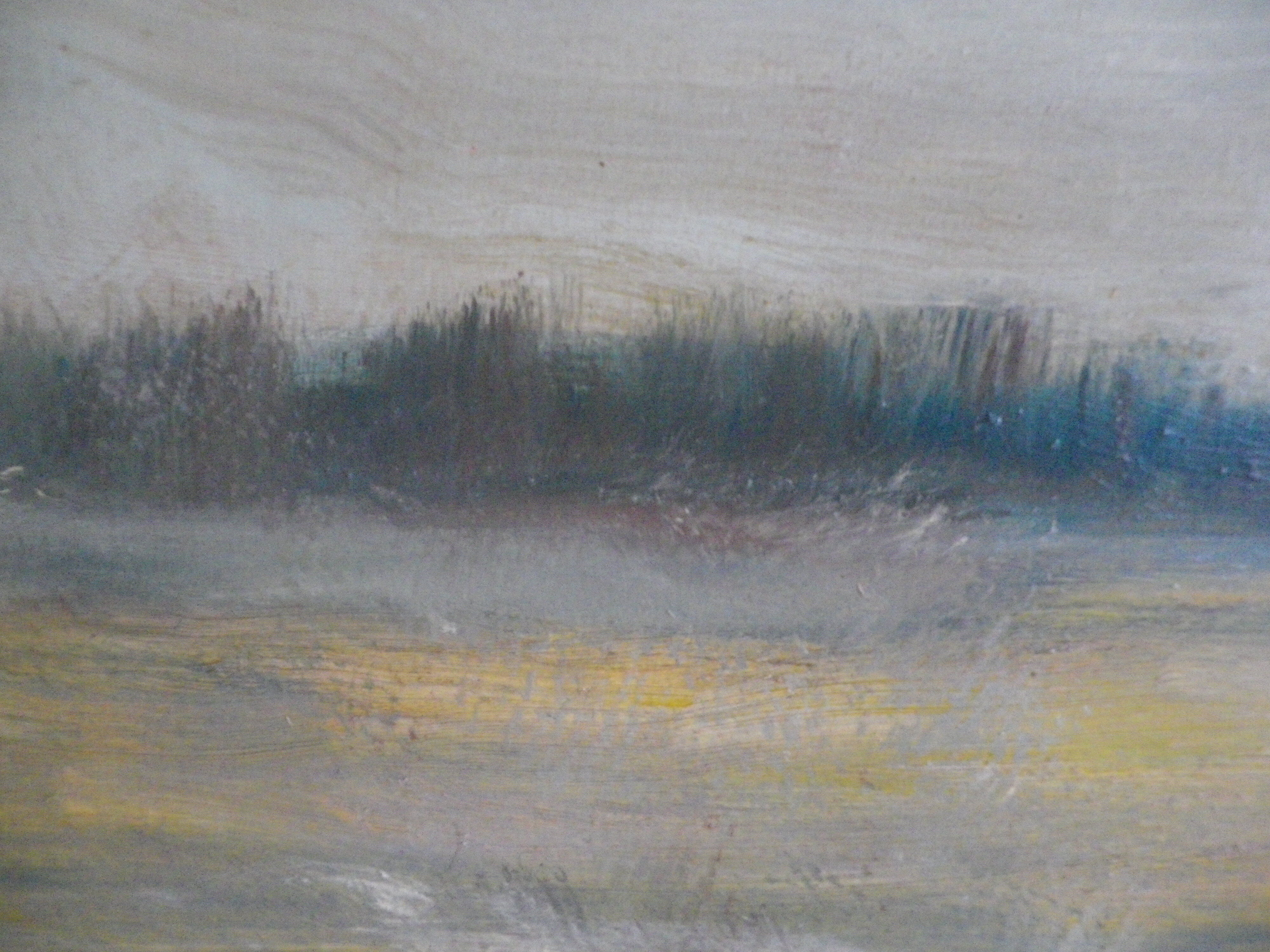 Painting "Plenitude" with framing, signed