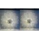 Murano Glass Sputnik Chandelier Flush Mounts - a Pair