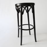 Vintage design bistro high stool from the 70s 1970 bauhaus