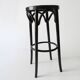 Vintage 1970s high bistro stool Bauhaus design
