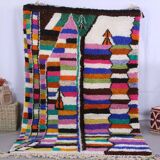 Handmade wool Berber rug 250x150 cm