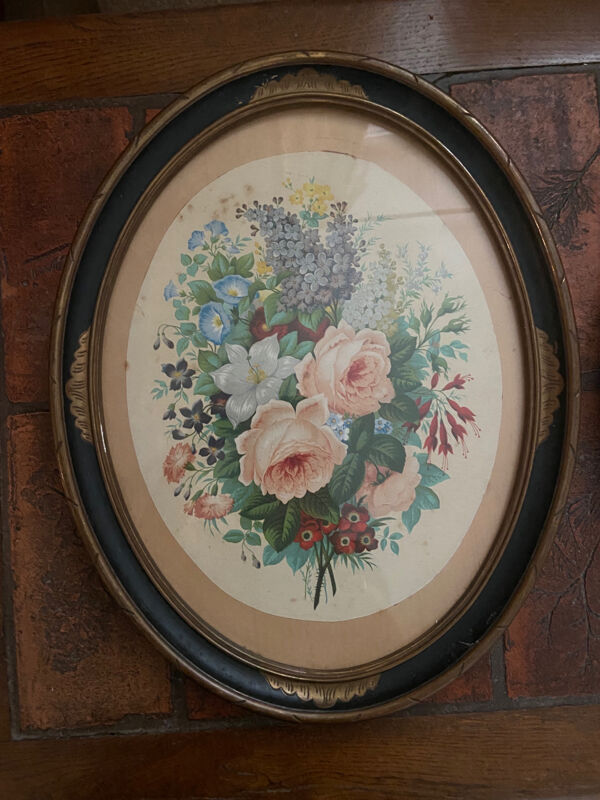 Paire de médaillons anciens