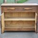 Buffet bas en bois bahut meuble de rangement, meuble ancien