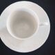 Set of five coffee cups and saucers, Limoges, Goumot Labesse