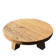 Handmade Rustic Oak Round Coffee Table | Solid Reclaimed Wood | Farmhouse L