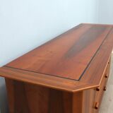 1970s Italian design brutalist-modernist geometric sideboard