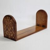 Bookends in fruit wood marquetry