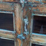 Old wooden cabinet with 4 doors
