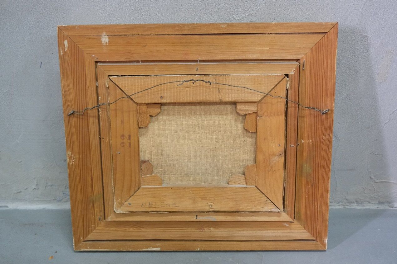 Johan Hilding Hägleby (1900-1981), Swedish Modern Painting, 1950, Oil on Canvas, Framed