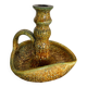 Enamel hand candle holder