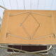 Rolling bar, removable tray, vintage 70's serving table