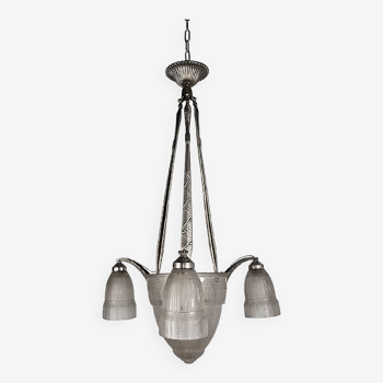 Muller freres art deco chandelier