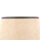 Beige ceramic lamp, beige lampshade, 70s