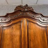 Louis XV style mahogany shell cabinet circa 1850