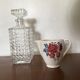 Badonviller milk pot or creamer, rose decoration