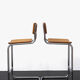 Set of 2 Marcel Breuer design bar stools produced by Cidue, Italy 1970s