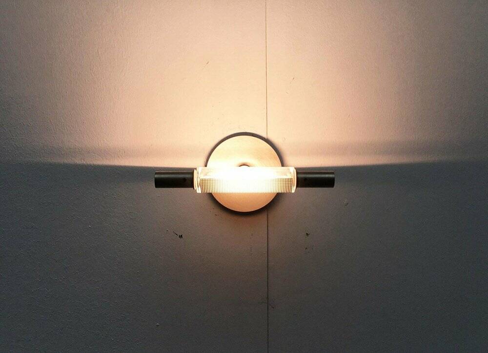 Mini Wall Lamp Model Gradi Postmodern Italian Vintage by Franco Bettonica and Mario Melocchi for Cini & Nils, 1990s