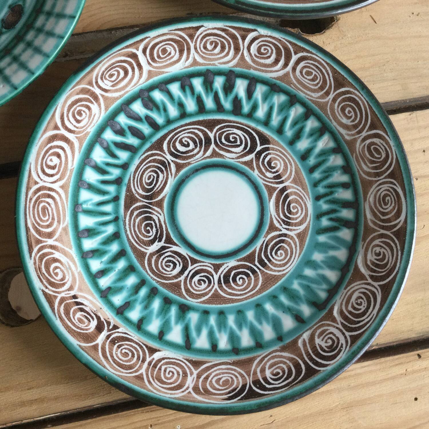 3 plates Robert Picault Vallauris