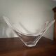 Crystal fruit bowl signed Daum France