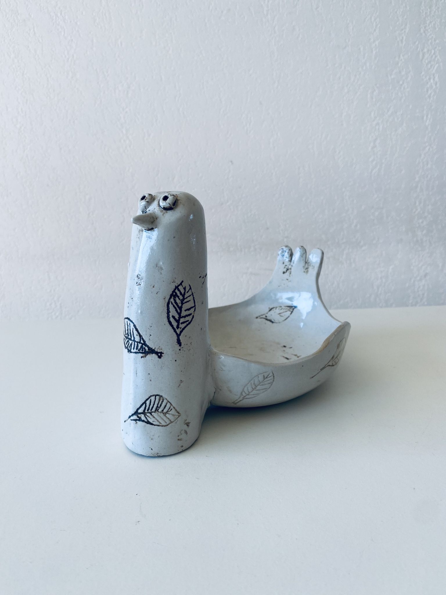 Vide poche ou coupelle en céramique oiseau