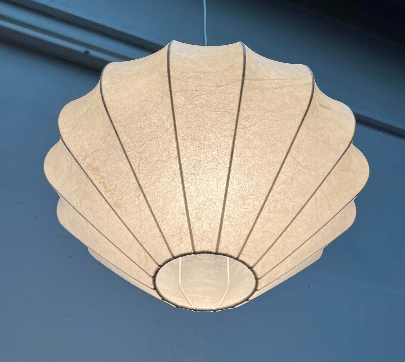 Mid-Century Modern Suspension Cocoon by Friedel Wauer for Goldkant Leuchten, Germany, 1960s