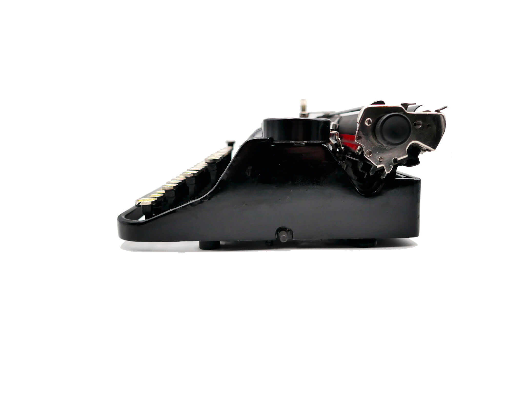 Underwood Portable 4 Bank Typewriter Revised New Black Ribbon 1930