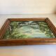 Mountain and torrent landscape painting