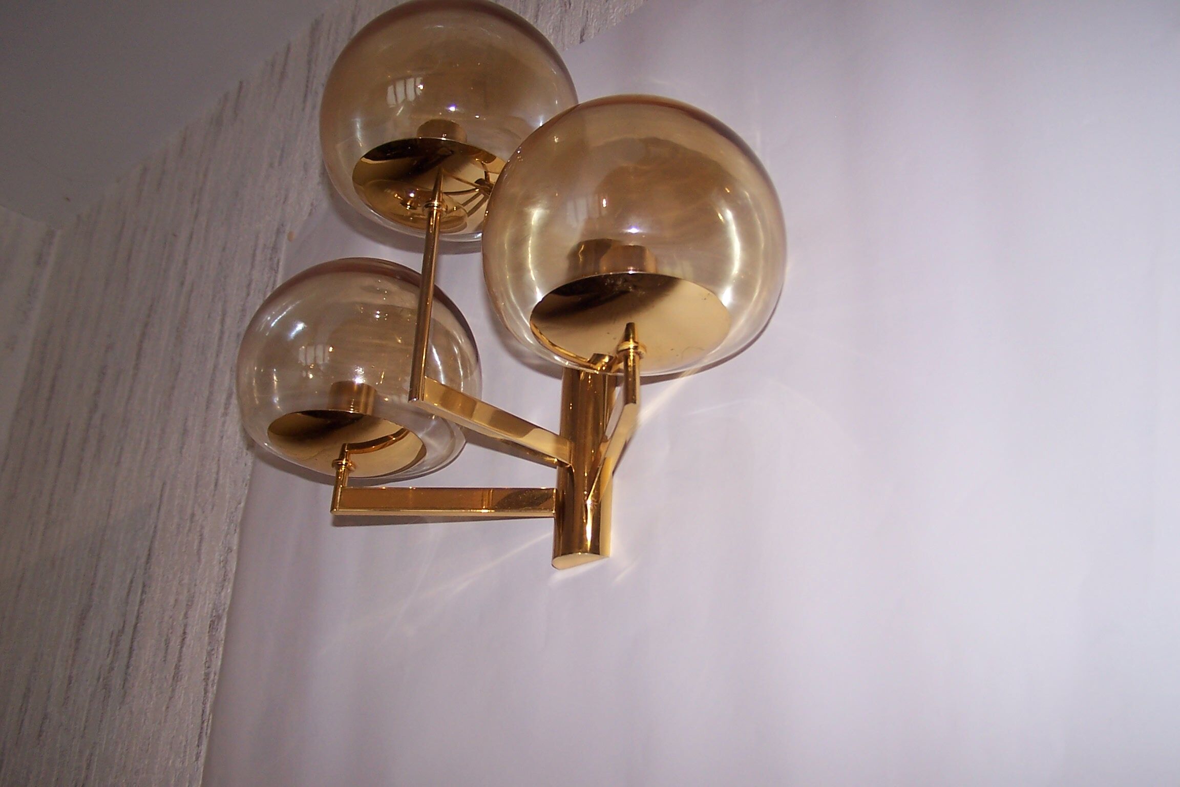 Sciolari triple wall lamp years 70
