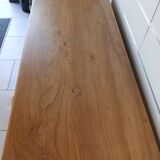 Buffet in elm burl, restyled in green and wood