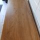 Buffet in elm burl, restyled in green and wood