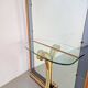 Vintage Floor Mirror with Console Table from Cristal Art, Italy, 1960s