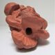Sculptural Native American face candle holder signed Mario Frascaroli