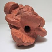 Bougeoir sculptural visage Amérindien signé Mario Frascaroli