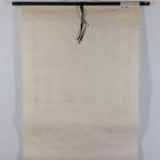 Vintage educational wall hanging roll chart biology plants