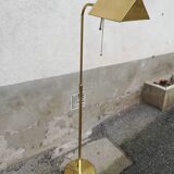 Adjustable brass vintage floor lamp