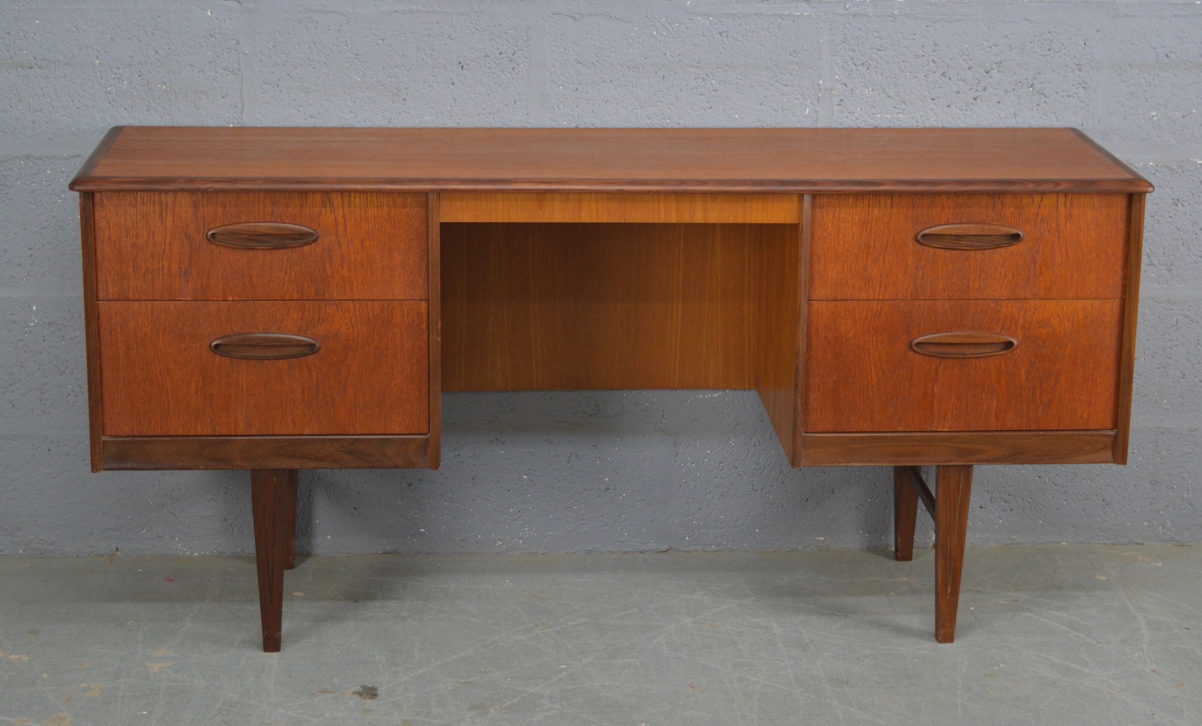 Mid Century Vintage Teak Desk