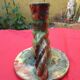 Small lamp base or candle holder in glazed earthenware, Bernard CLUNY pottery