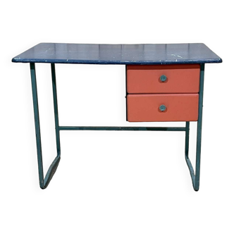 Desk from the 1960s with metal base