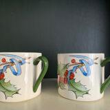 Duo of large cups Gien