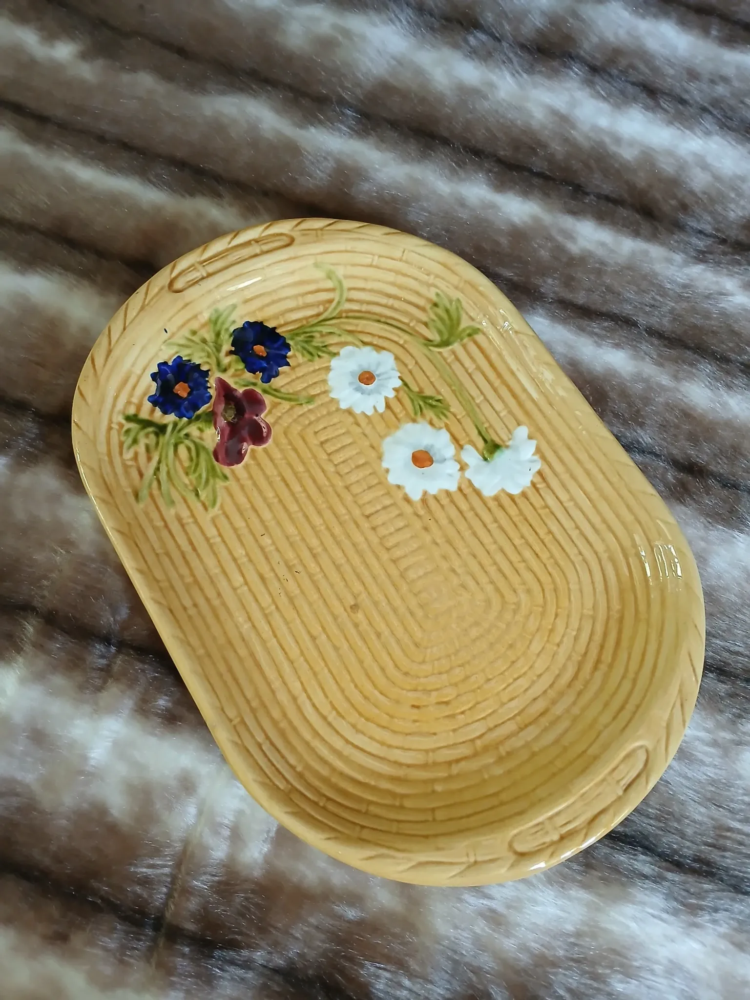 Old slipware plate