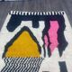 Handmade Berber rug in natural Moroccan wool, size 150 x 260 cm.