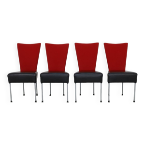 ensemble de 4 chaises - 1980