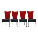 4x Postmodern Dining Chair in two tone, 1980s