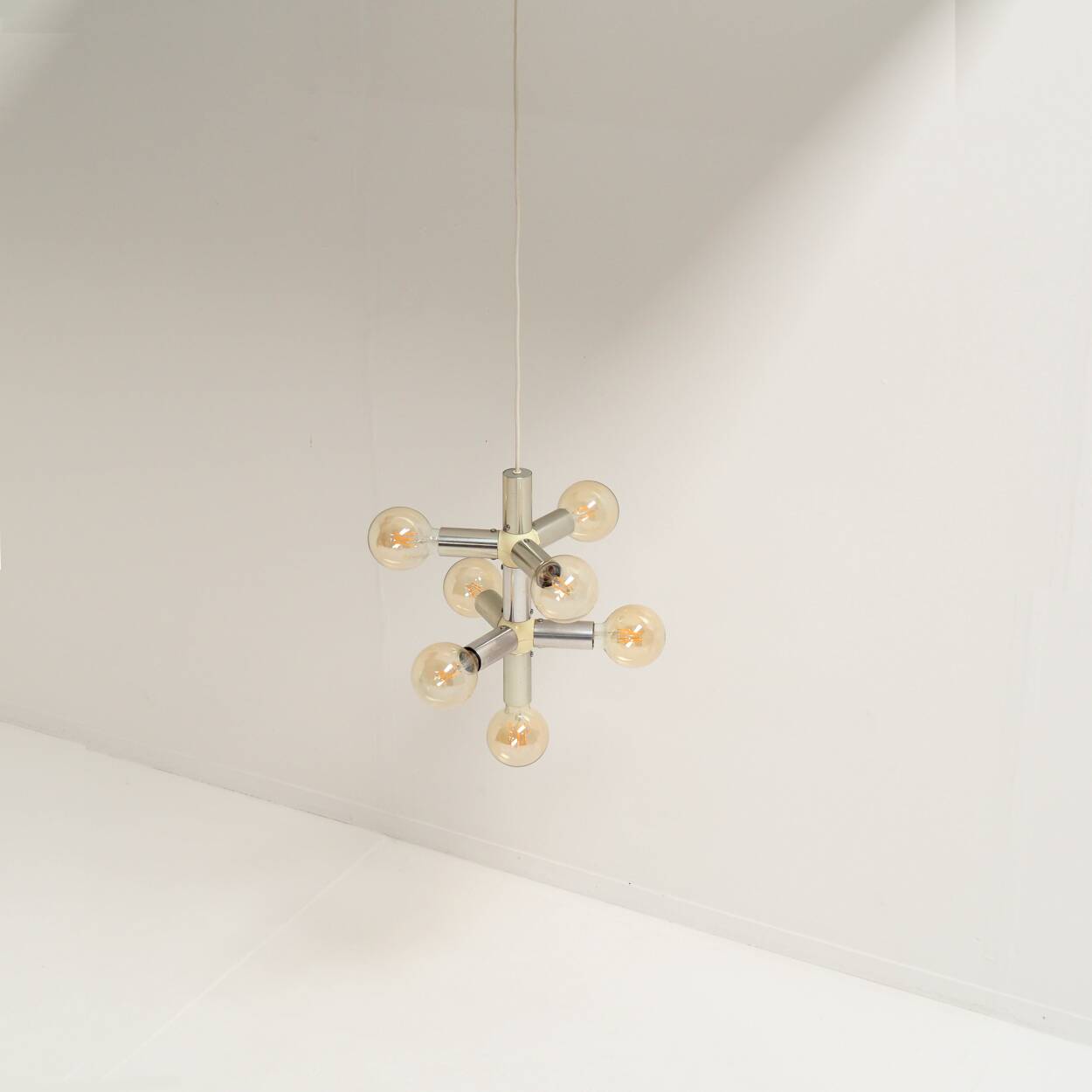 Vintage ‘Lichtstruktur’ Pendant by Trix and Robert Haussmann