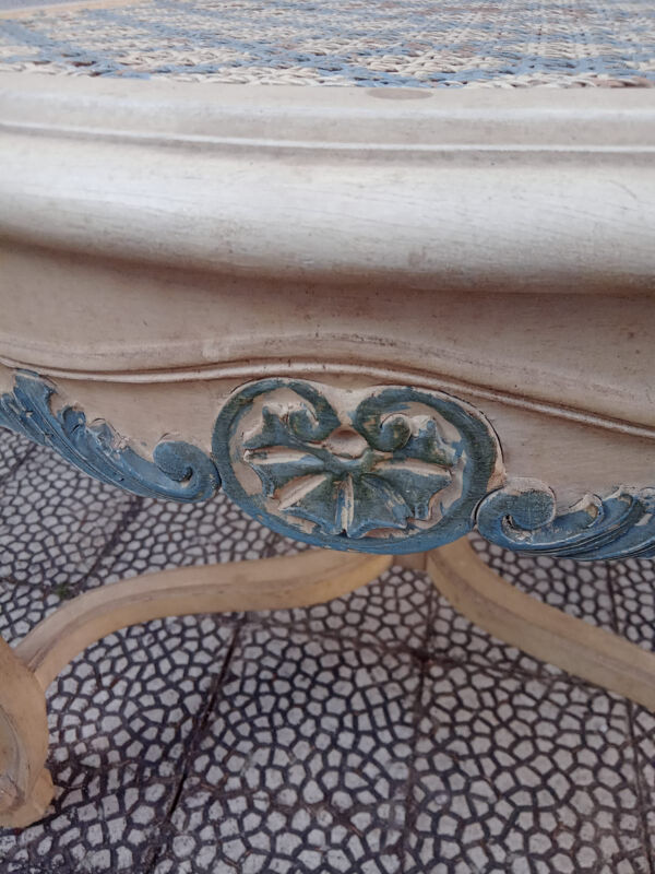 6 chaises peintes milieu du 20eme siècle
