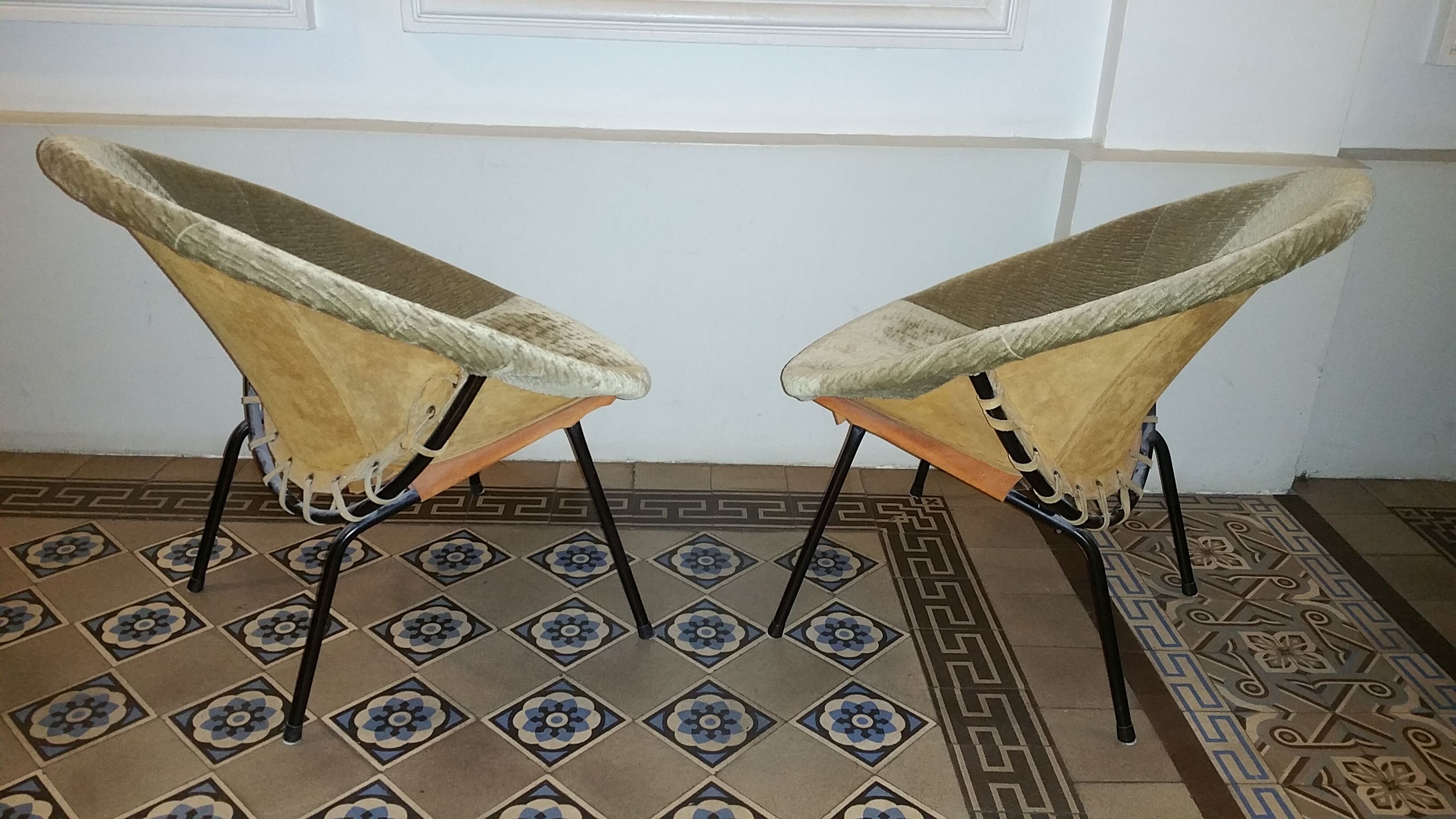 Pair of armcchairs Circle Salamanca Lusch Erzeugnis for Lusch & Co