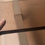 Smoked plexiglass coffee table on wheels, Roche Bobois design 1970.