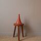Soliflore vase in vintage enameled ceramic handmade object handmade pottery Scandinavian design